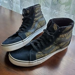 Camo Van's High Tops